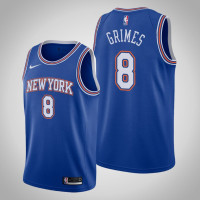 New York Knicks Quentin Grimes Statement Edition 2021 NBA Draft Jersey Blue