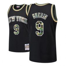 Men's Richie Guerin Knicks #9 Straight Fire Camo Black Swingman Jersey Men's Richie Guerin Knicks #9 Straight Fire Camo Black Swingman Jersey
