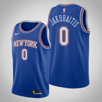 New York Knicks Rokas Jakubaitis Statement Edition 2021 NBA Draft Jersey Blue