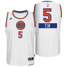 Tim Hardaway Jr New York Knicks #5 Christmas Day Big Logo White Jersey