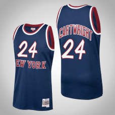 New York Knicks 1982-83 Truck Robinson Hardwood Classics Jersey Navy