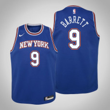 Youth R.J. Barrett New York Knicks #9 Statement Royal 2020 Season Jersey